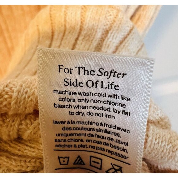 Eberjey Infinite V-Neck Ribbed Sweater Tank Peach Parfait X-Large Loungewear - Picture 7 of 10